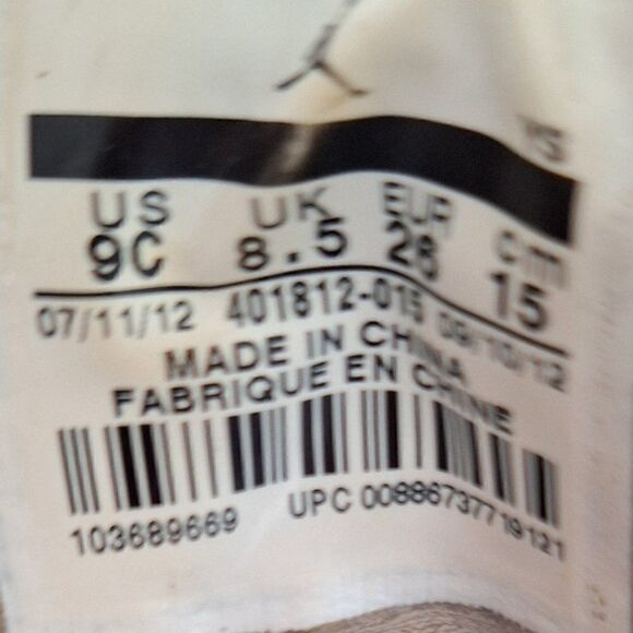 Nike Air Jordan 9 Retro GS Cool Gray Youth Sneakers US Size 9C - Picture 5 of 8